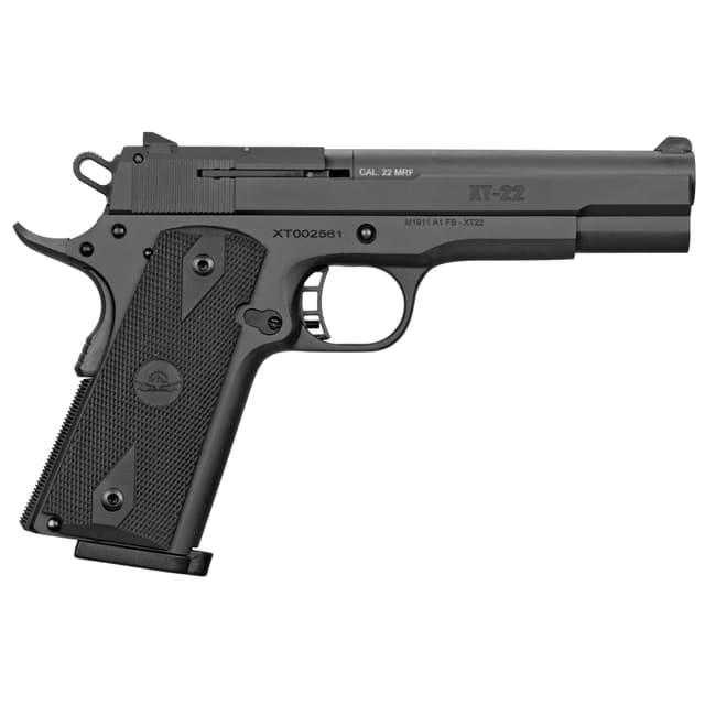 Rock Island Armory XT22 Standard 1911 Pistol - Black | .22 WMR | 5" Barrel | 14rd