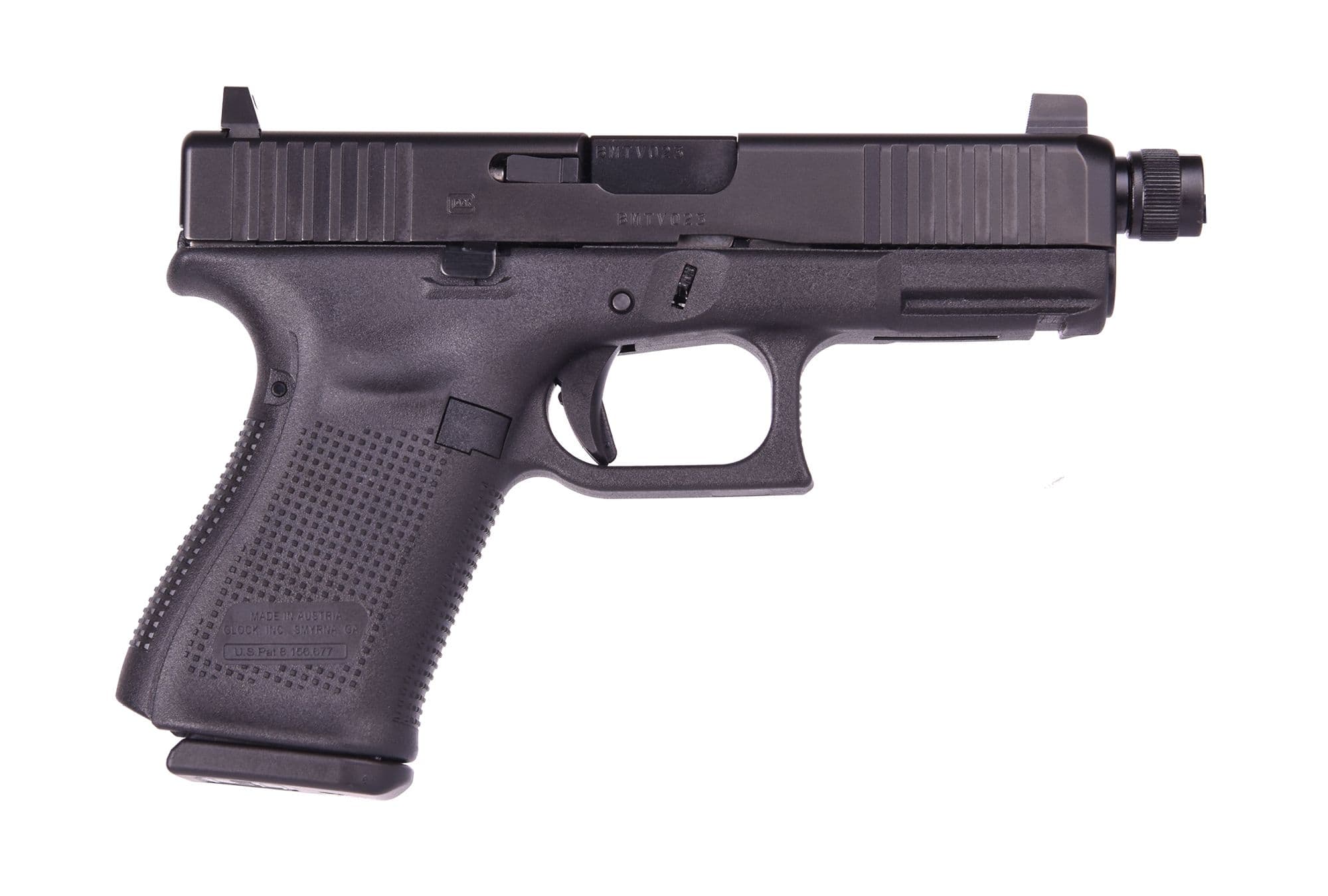 Glock 19 Gen 5, 9mm, 4in. Barrel, 15rd - Black (PA195S3G01TB)