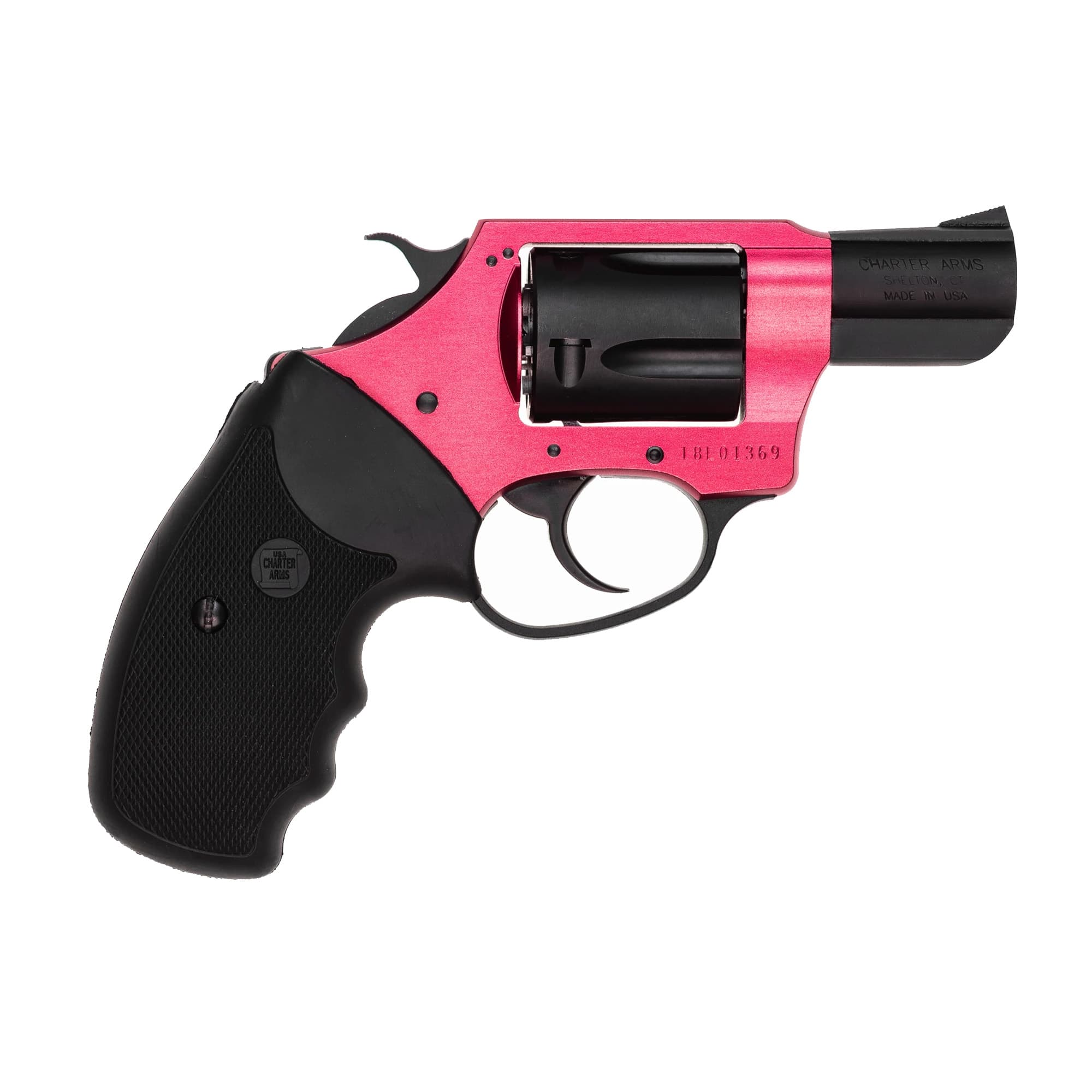 Charter Arms Undercover Lite 38 Special 2" 5 Rounds Red & Stainless Steel