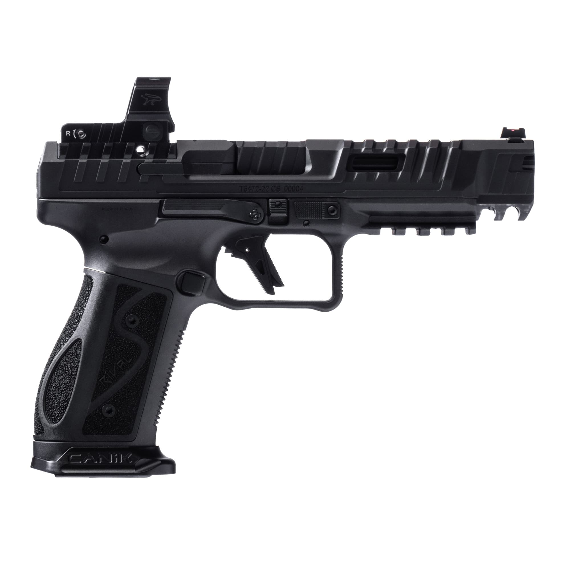 CANIK SFx RIVAL-S Pistol - Black | 9mm | 5" Barrel | 2 - 18rd Mag | MeCanik MO2 Optic | Steel Frame