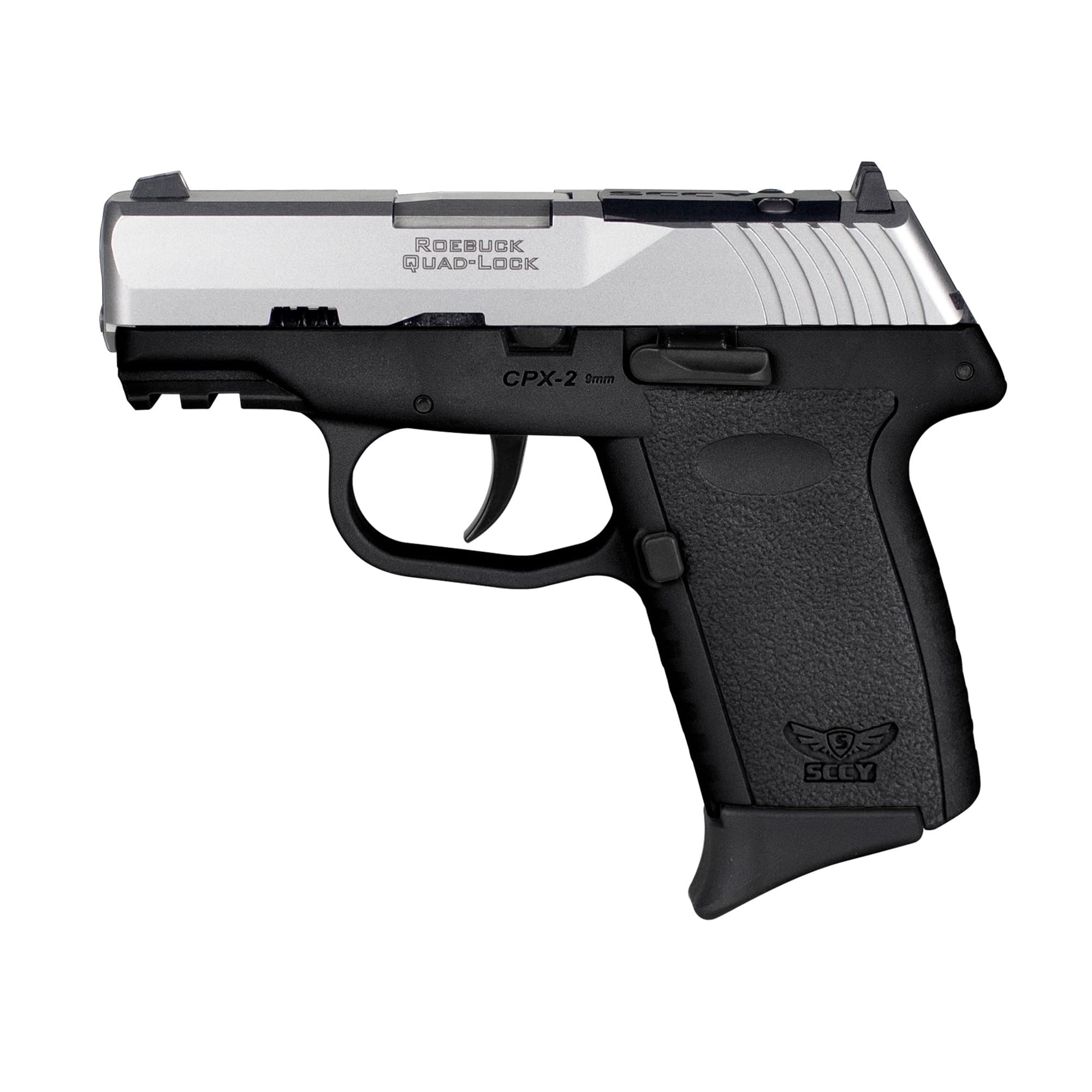 SCCY CPX-2 Gen 3 Sub-Compact Pistol - Stainless / Black | 9mm | 3.1" Barrel | 10rd | No External Safety | Red Dot Ready