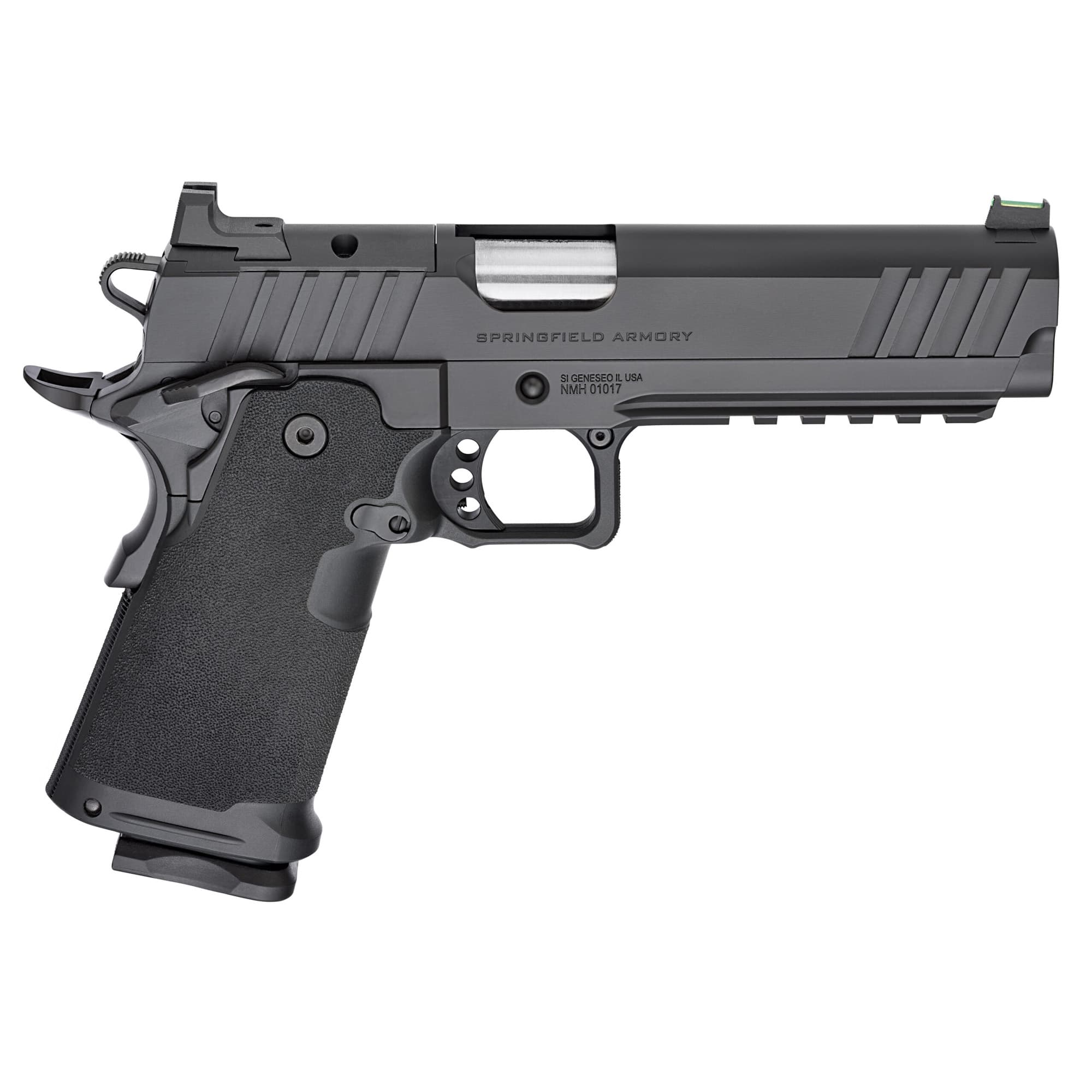 Springfield Armory PH9119AOS Prodigy DS  9mm Luger 20+1 5" Stainless Match Grade Bull Barrel, Black Cerakote Optic Cut/Serrated Carbon Steel Slide & Frame w/Beavertail, Black Polymer Grip, Right Hand