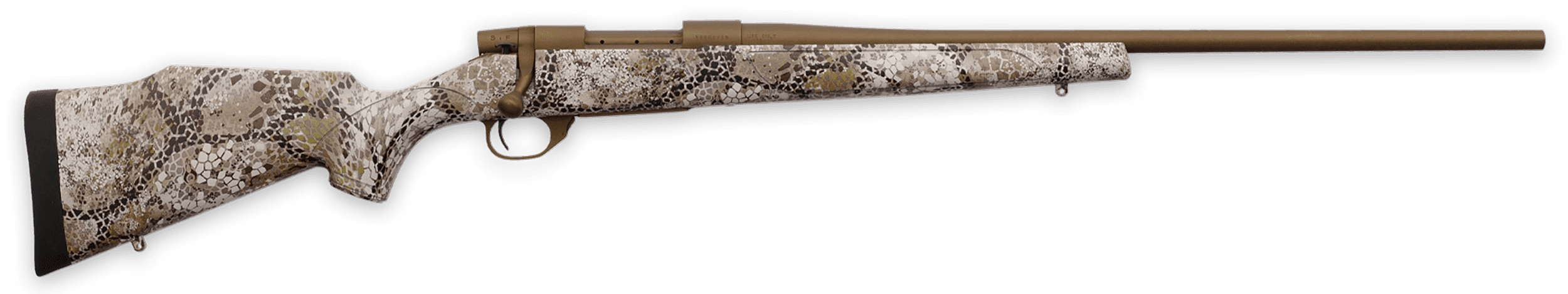 Weatherby Vanguard Badlands Rifle 223 Remington 24 Inch 5+1 Burnt Bronze Cerakote