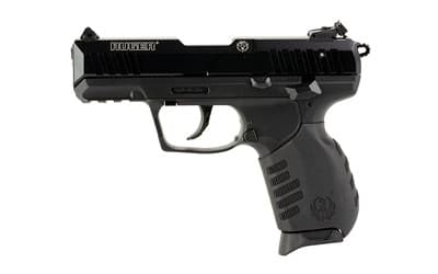 Ruger Sr22 Ca Compliant, 22 Long Rifle, 3.50 inch, 10+1, Satin Stainless/Black