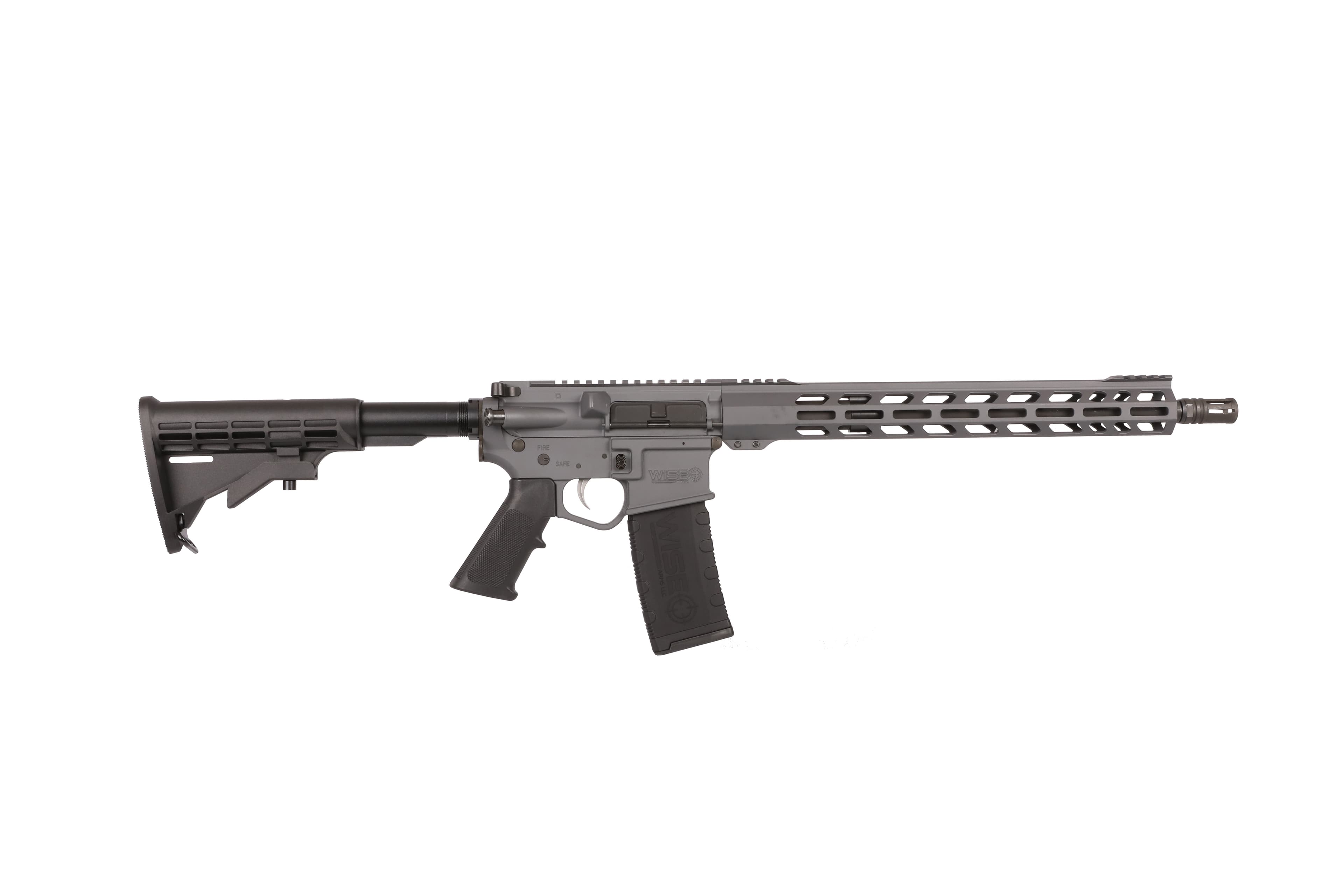 Wise Arms WA-15B 300 AAC Blackout 16 Inch Sniper Grey Semi-Auto Rifle