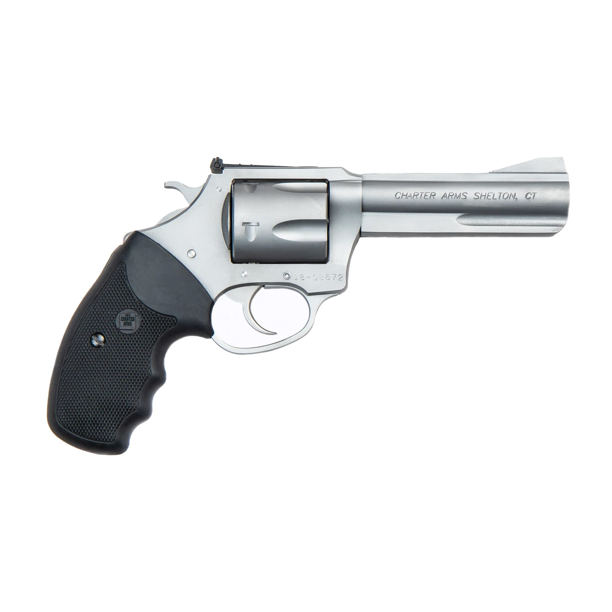 Charter Arms Mag Pug Target 357 Magnum 4.2 in Stainless Steel 5 Rounds