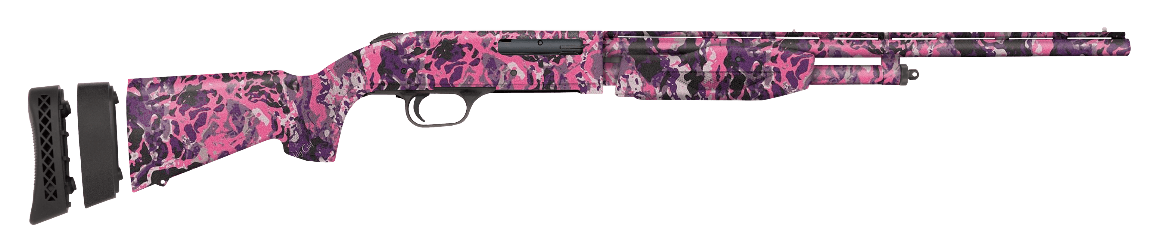 Mossberg 510 Youth Mini Super Bantam 410 Bore 18.5in Barrel Pink