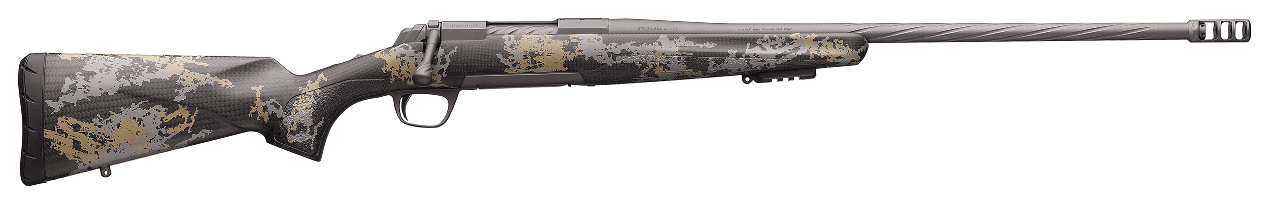 Browning X-Bolt Mountain Pro 6.5 PRC 24 in 3 Rounds Tungsten Gray Carbon Fiber