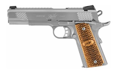 Kimber Mfg.,inc 3200181CA Stainless Raptor II (CA) 45 ACP 8+1 5" Brush Polished Front Serrations Stainless Steel Slide