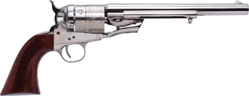 Cimarron Firearms, 1860 Richards Mason, 45 Colt, 8 inches, 6 Rounds, Nickel Finish