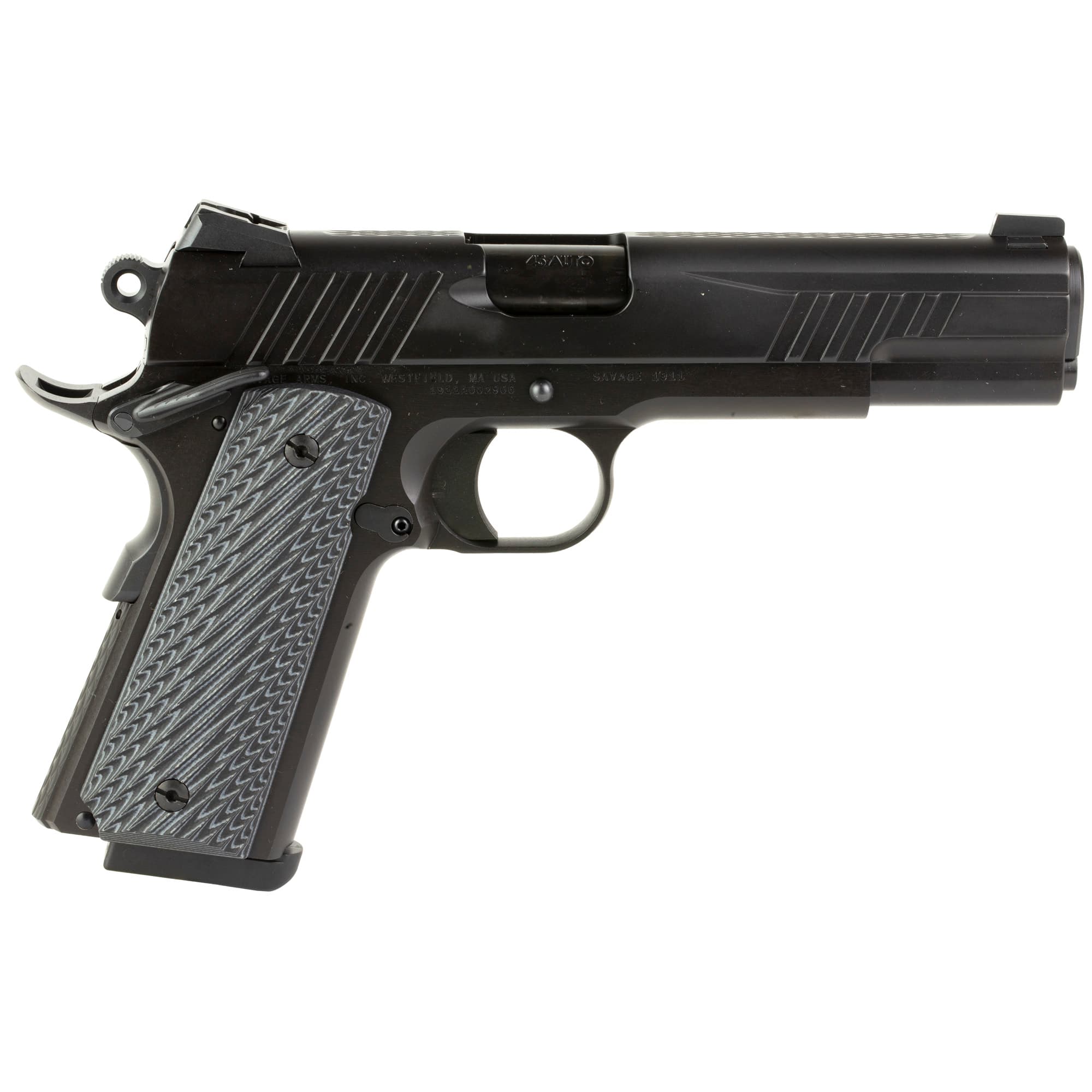 SAV 67200 1911 GOVT 45 5IN BLK/BLK BLK MELONITE