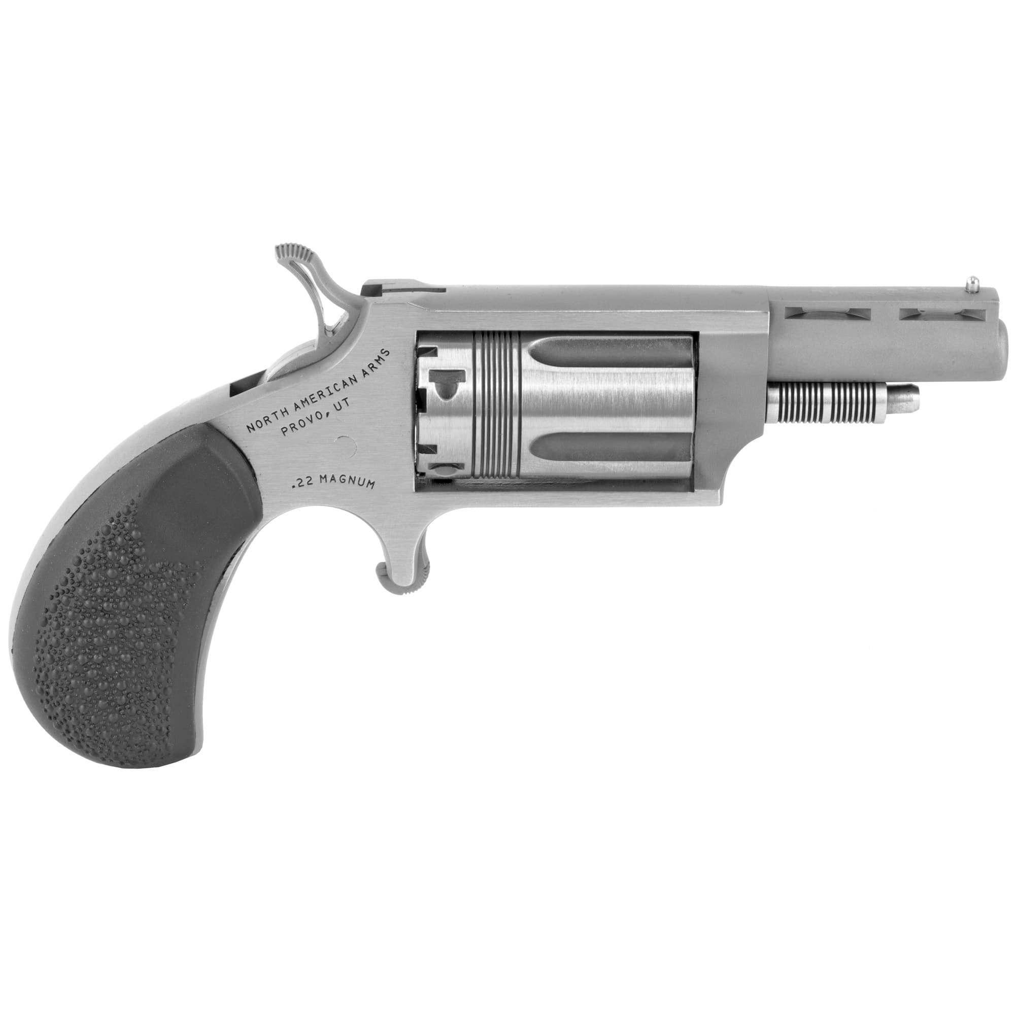 NAA Wasp Mini-Revolver 22 WMR Stainless/Black 1.63 in. 5 rd.