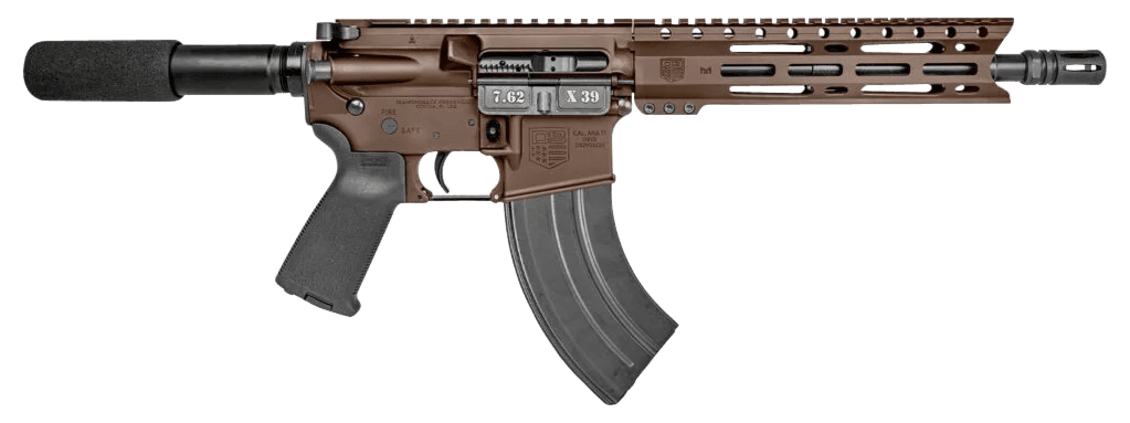 Diamondback DB15 DB1915O071 7.62x39mm 10" 28+1 Midnight Bronze Carbon Lower M-LOK