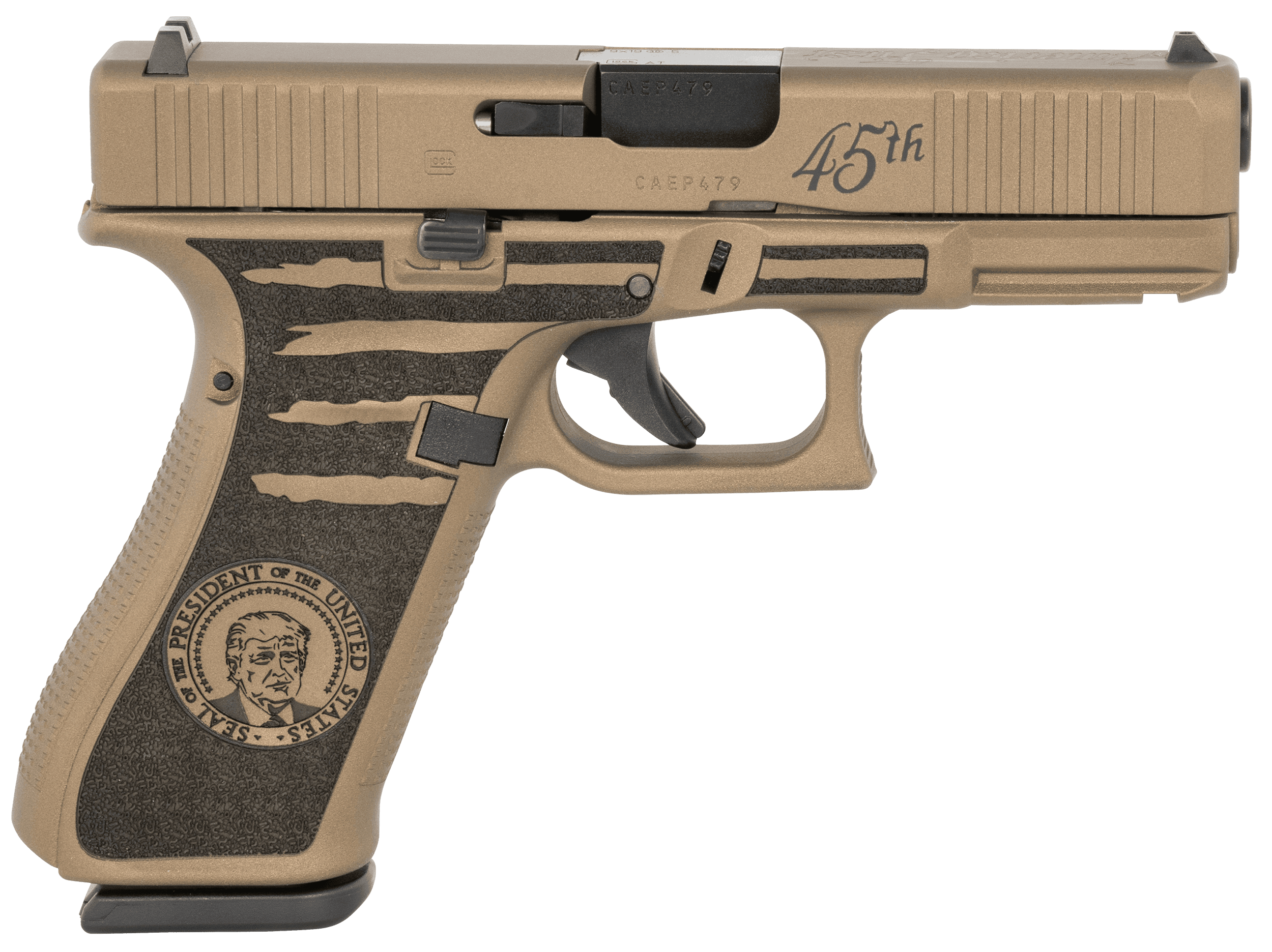 Glock G45 Gen 5 9mm 4.02in 17rd Serrated Slide MOS Polymer Frame