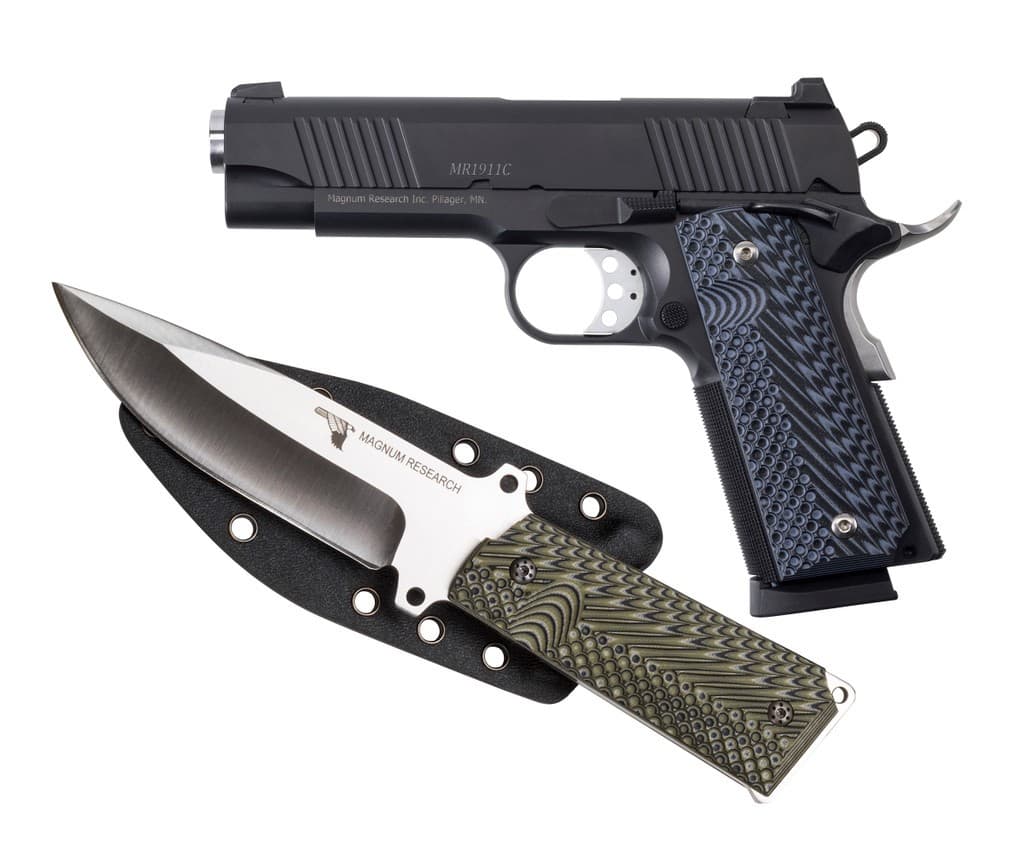 Mr 1911 C Desert Eagle 9mm 4.33 Blk Knife Pkg
