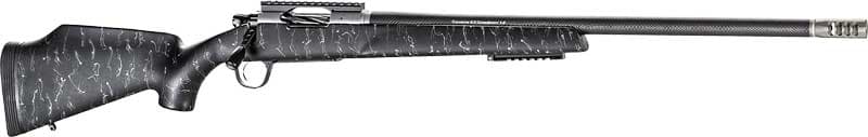 Christensen Arms 8011000301 Traverse  6.5 Creedmoor 4+1 20" Threaded Barrel, Natural Stainless, Black with Gray Webbing Stock