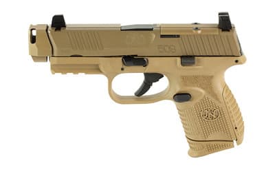 FN 509C Compact 9mm Luger 4.02 in 10 Rounds Flat Dark Earth PVD Compensated