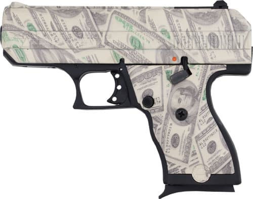 Hi-Point C-9 Pistol 9mm 3.5 in 8 Rounds Dollar Bill Finish Green