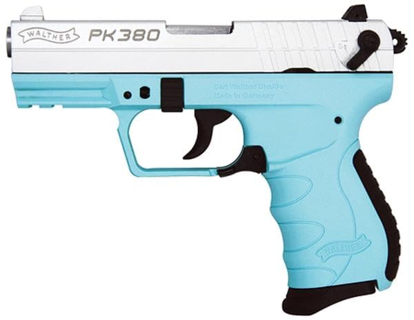 Walther PK380 380 Auto 3.6 Inch 8 Rounds Angel Blue