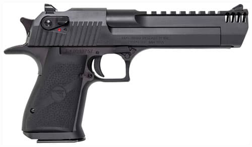 Magnum Research DE357IMB Desert Eagle Mark XIX 357 Mag 6" with Muzzle Brake 9+1 Matte Black Carbon Steel Frame & Slide Black Rubber Grip
