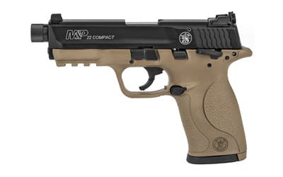 Smith and Wesson 10242 M P Compact 22 Long Rifle 3.6 Inch 10 Round Flat Dark Earth Cerakote
