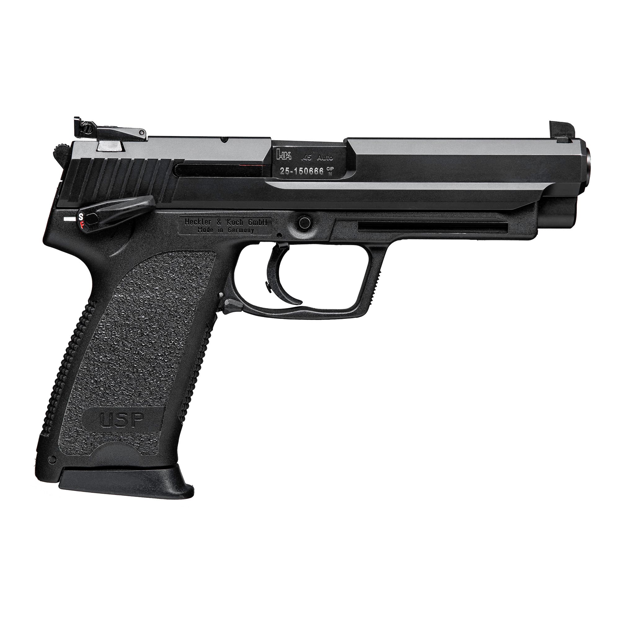 Heckler & Koch USP Expert V1 45 ACP 5.19in 12 Rounds Black Finish