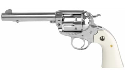 Ruger Vaquero 357 Magnum 5.5 inch Barrel 6 Rounds High Gloss Stainless Simulated Ivory Grips