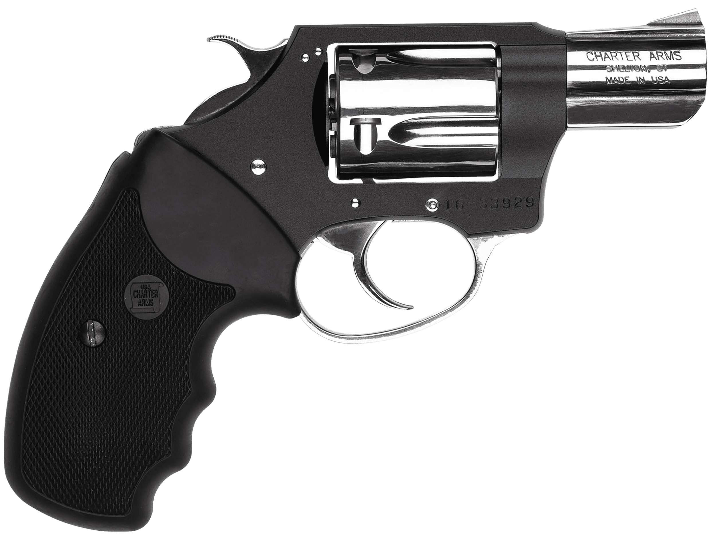 Charter Arms Undercover Lite 38 Special 2" 5rd High Polished Aluminum Frame Rubber Grip