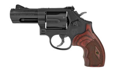 Smith & Wesson, Model 19 Carry Comp, .357/.38 +P, 3 inch, 6 shot, Wood Grip