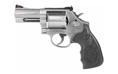 Smith Wesson 686 Plus .357 Magnum 3 inch 7 Round Stainless Black Silver Grips