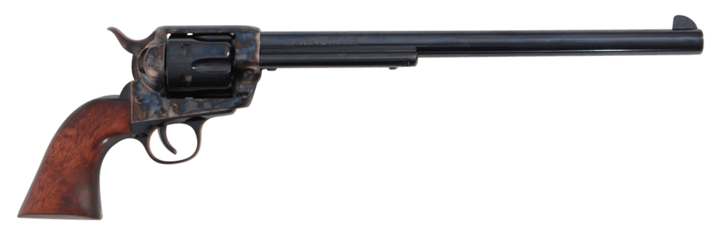 Traditions SAT73103 1873 Buntline 45 Colt (LC) 6rd 12" Blued Cylinder & Barrel Color Case Hardened Steel Frame Walnut Grip