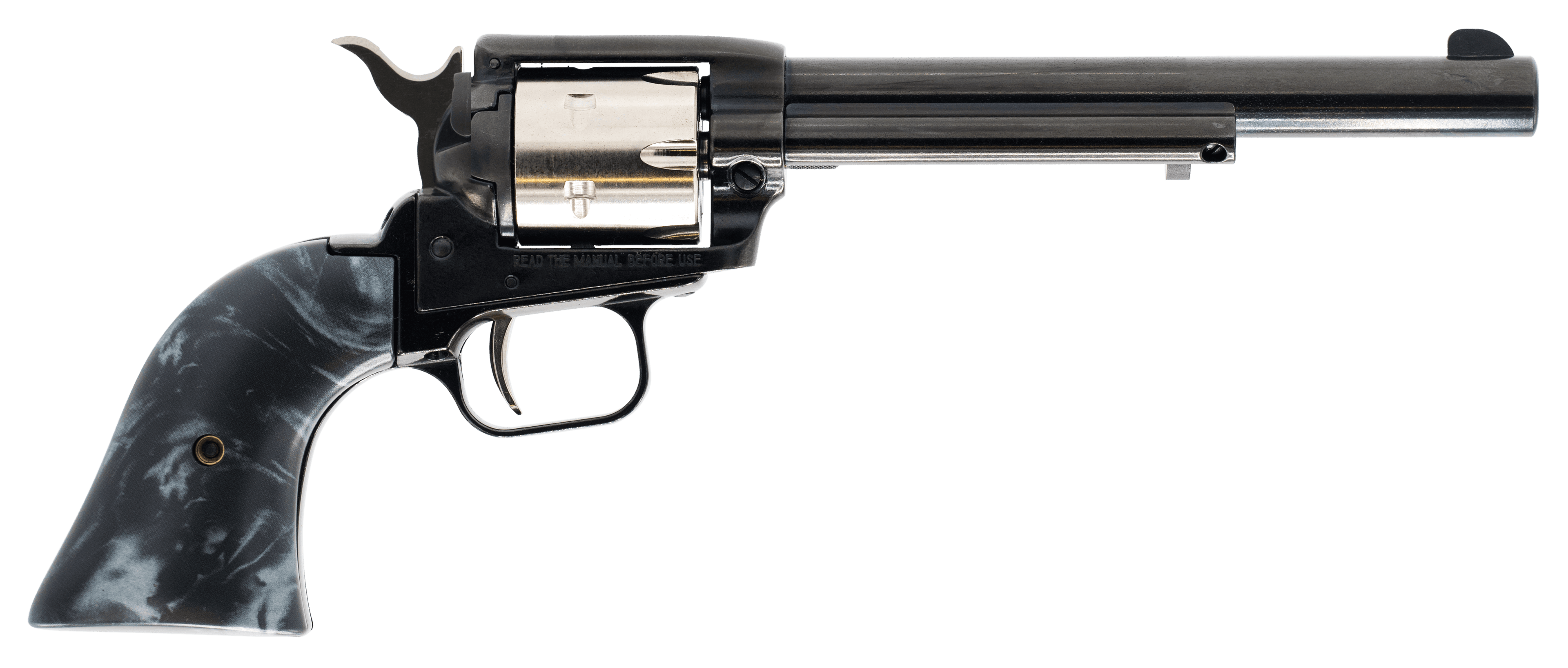 Heritage Rough Rider 22 Long Rifle 6.5 inch 6 Rounds Black Nickel Pearl