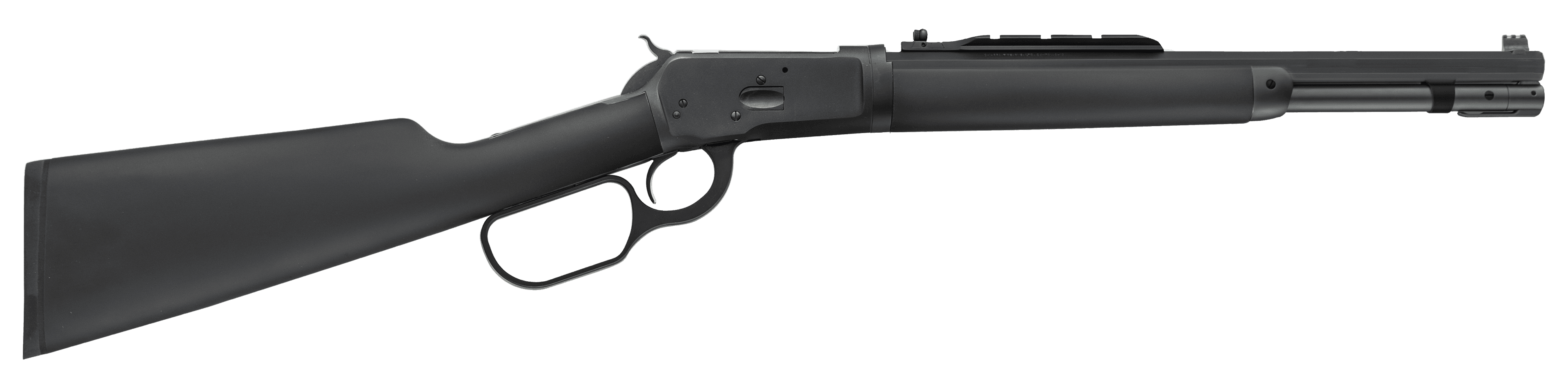 Taylors & Company 220093 1892 Alaskan Take-Down 44 Rem Mag Caliber with 7+1 Capacity, 16" Barrel, Matte Black Metal Finish & SoftTouch Black Synthetic Stock (Full Size)