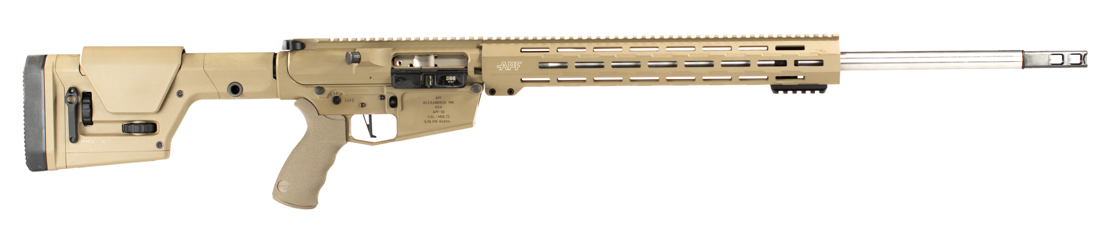 Alex Pro Firearms AR-10 308 Winchester 24in Barrel 20 Rounds Flat Dark Earth FDE