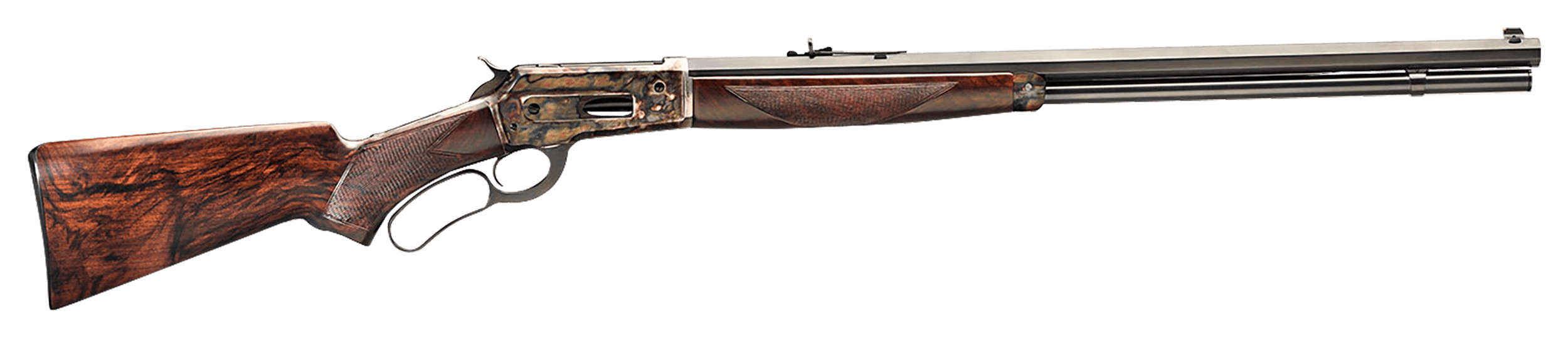 Davide Pedersoli 010S738457 1886 Sporting Full Size 45-70 Gov 8+1 26" Blued Octagon Steel Barrel, Blued Steel Receiver, Walnut Fixed Stock,