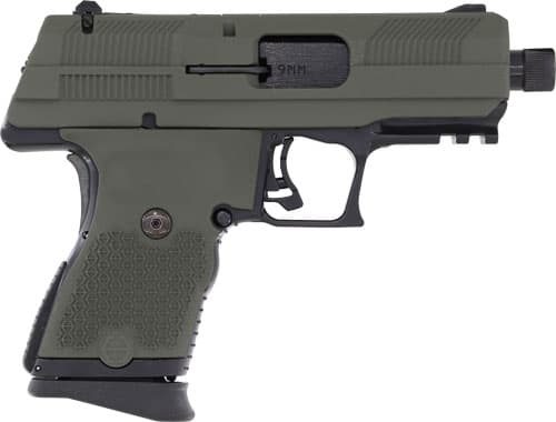 Hi-Point YC9 9mm 3.93in 10rd Green Slide Polymer Rubber Grip Adjustable Sights