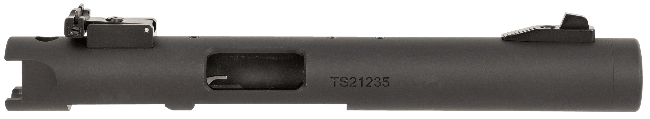 Tactical Solutions PL45TEMBNF Pac-Lite Barrel 22 LR 4.50" Threaded, Drilled & Tapped, Adj. Sights, Black Anodized for Ruger Mark I/II/III & 22/45