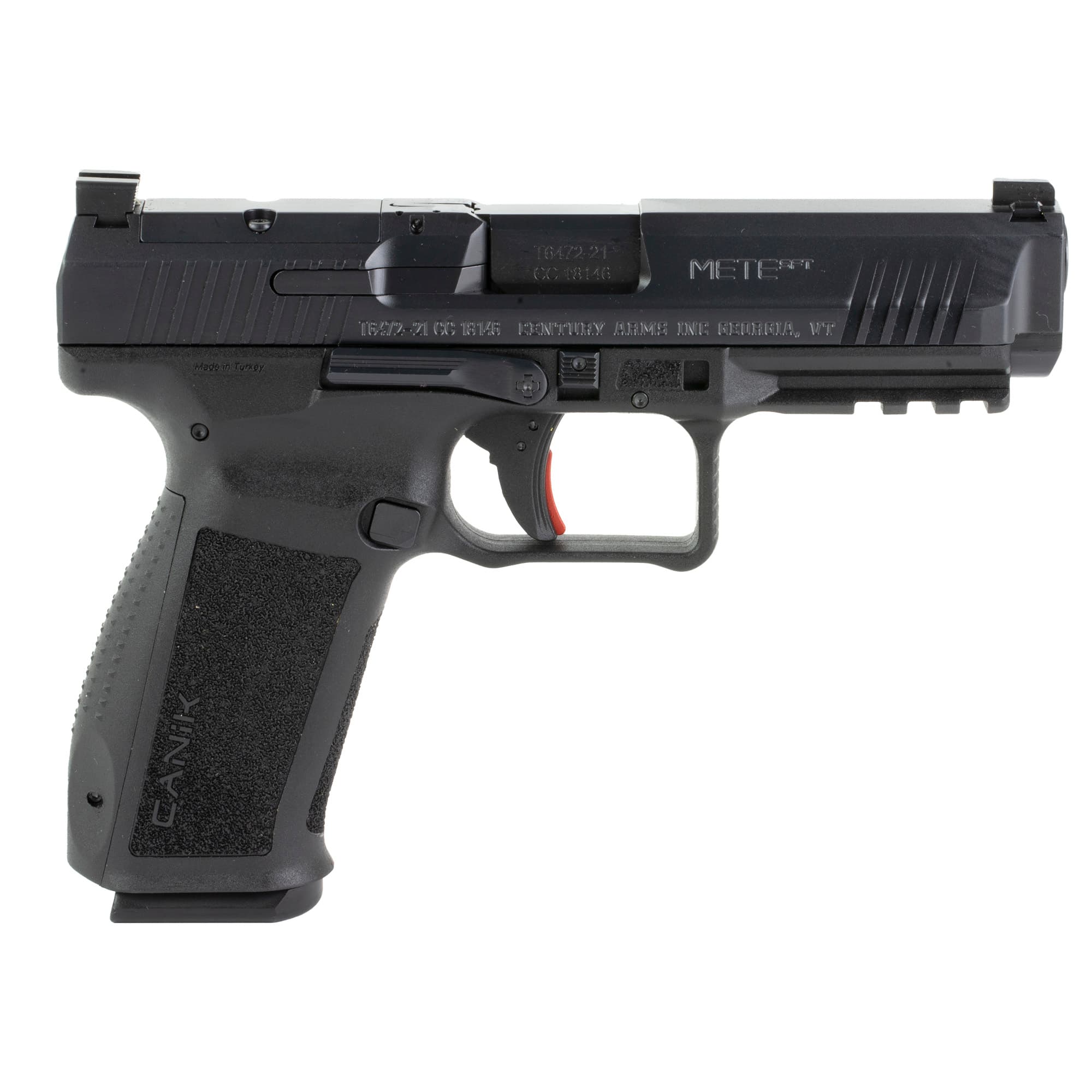 CANIK METE SFT Pistol - Black | 9mm | 4.46" Barrel | 1 - 20rd & 1 - 18rd Mag | Full Accessory Kit