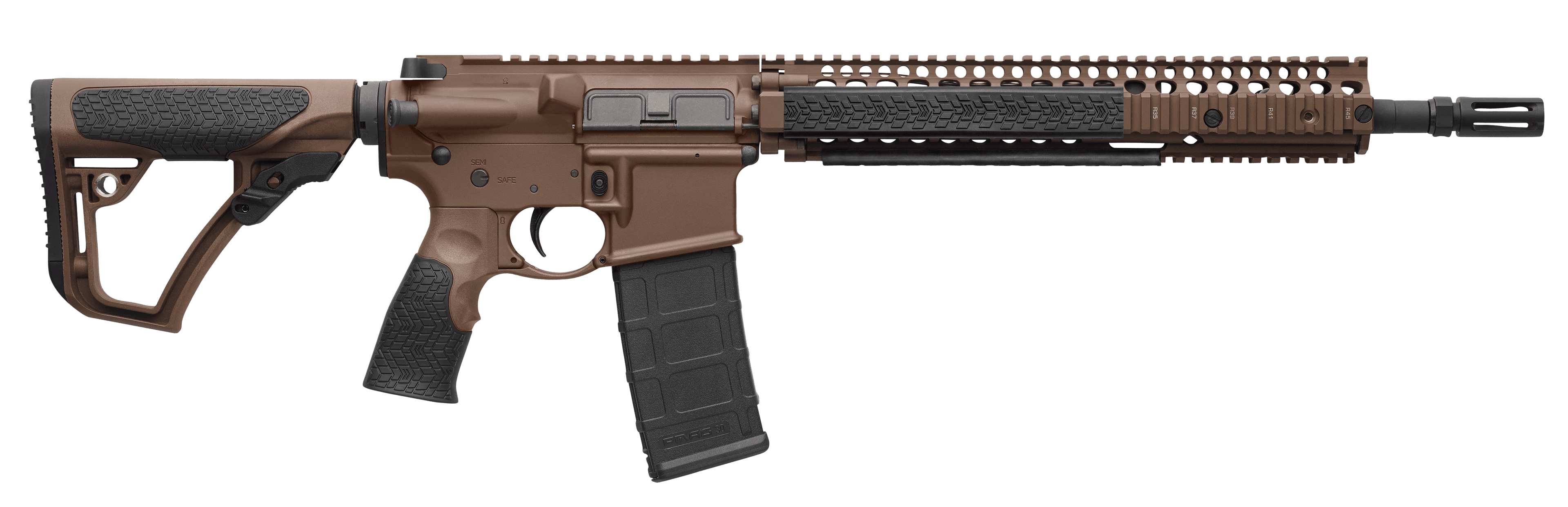 Daniel Defense Ddm4 M4A1 5.56x45mm NATO 14.5in 10rd Mil Spec Brown Cerakote