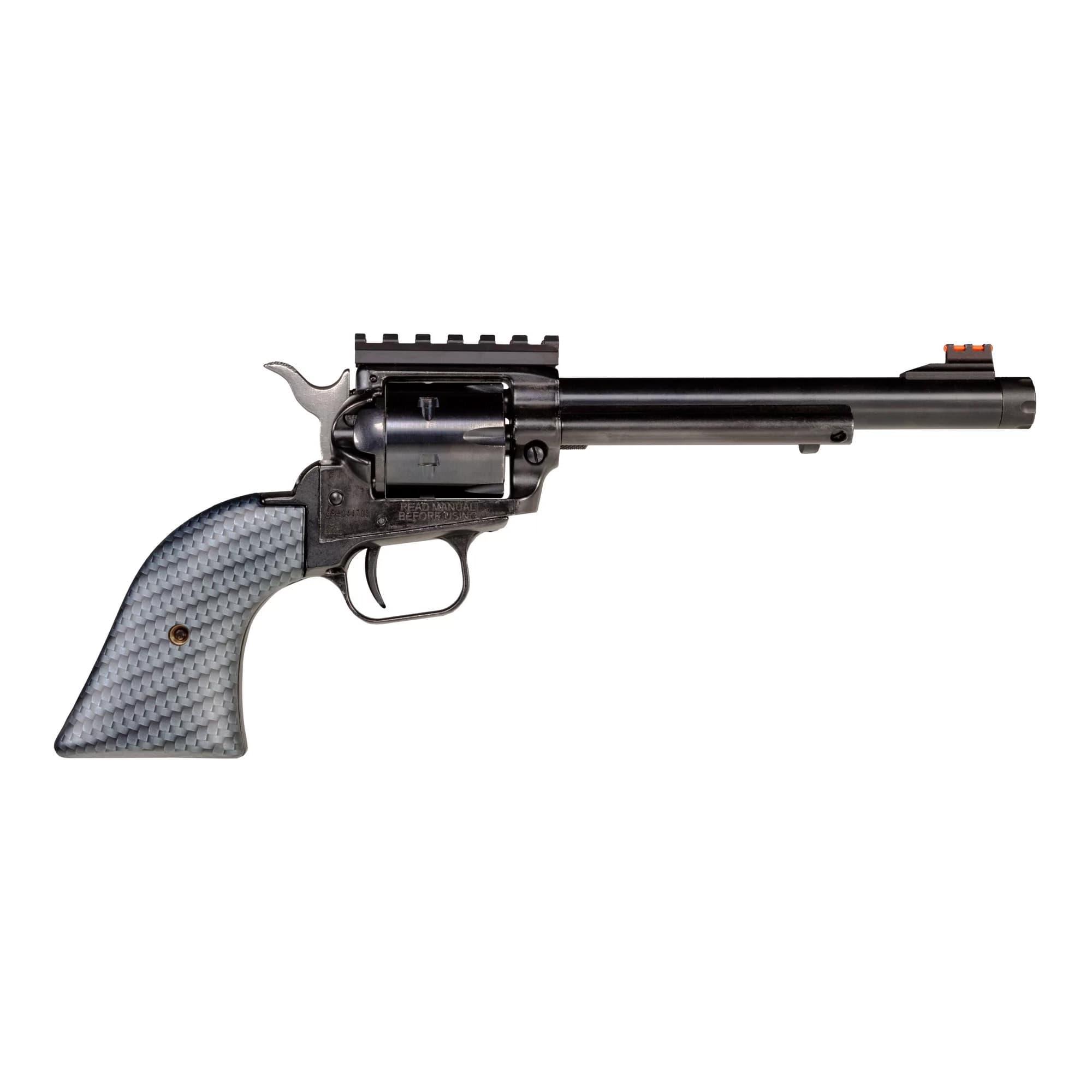 Heritage Rough Rider .22 Lr 6.5in 6 round Carbon Fiber Grips Picatinny Rail