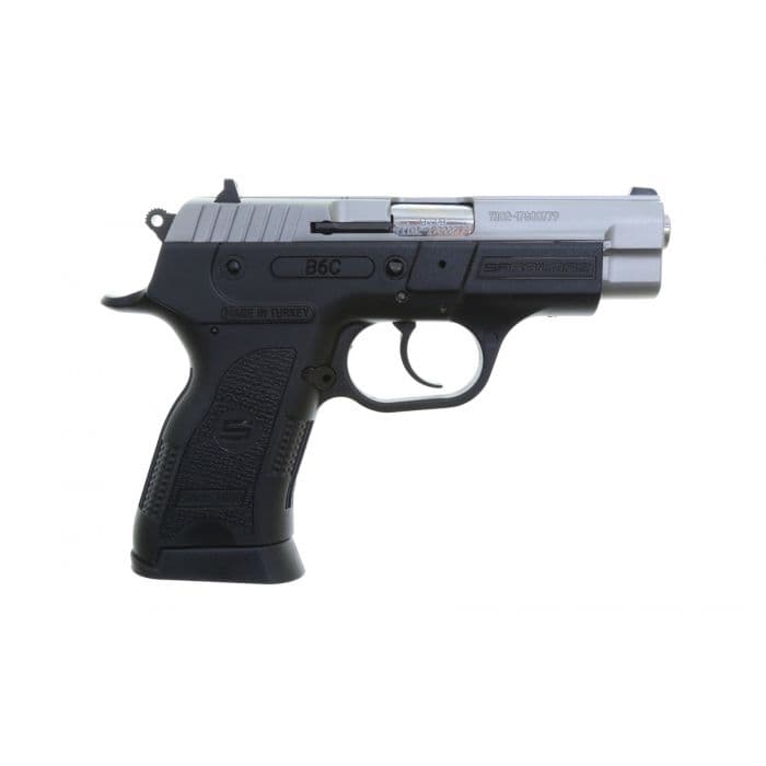 SAR USA B6C Compact 9mm Pistol 3.8" Barrel - Stainless | 10rd