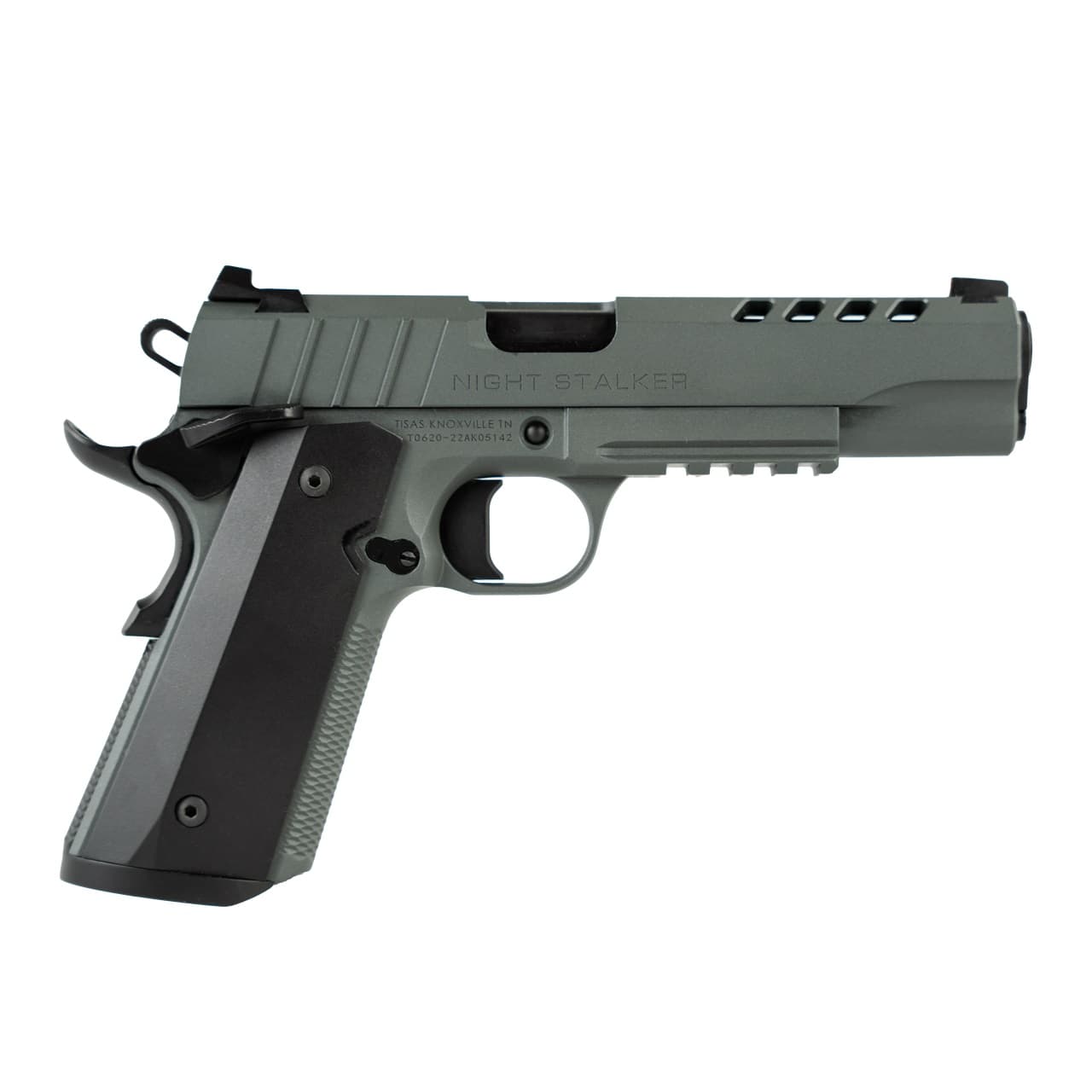 SDS Tisas 1911 Night Stalker 10 Pistol 10mm 5 in. Cerakote Grey 8 rd.