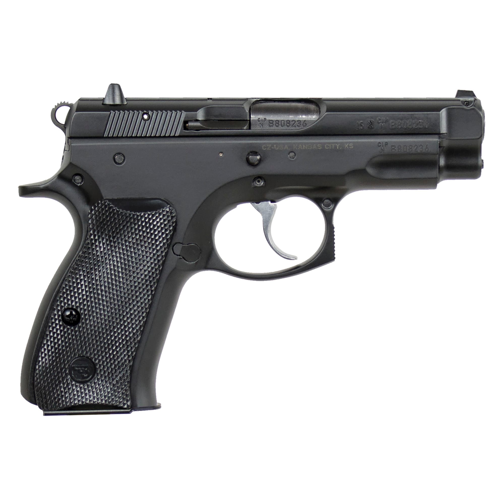CZ 75 Compact 9mm Luger 3.75 in 10 Rounds Steel Frame Blued Finish
