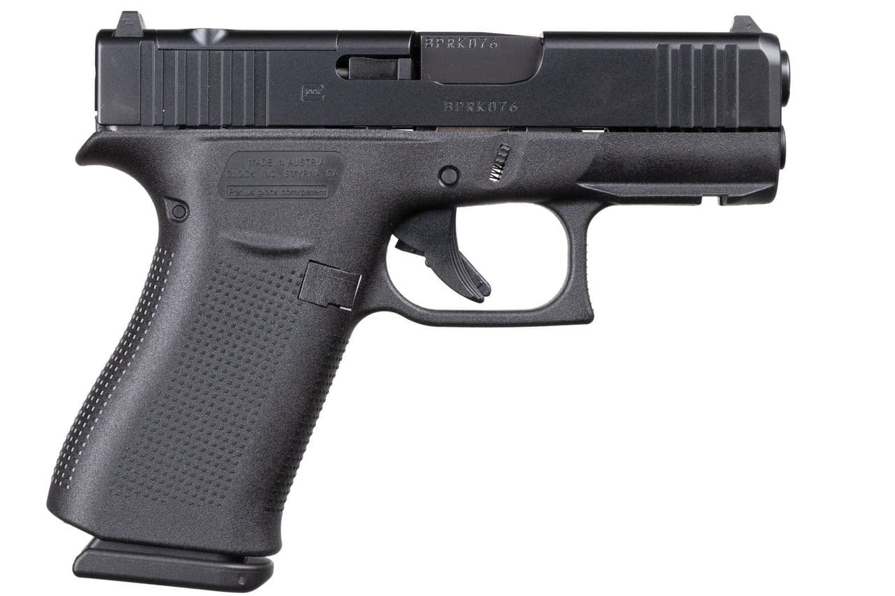 Glock G43X 9mm Luger 3.41 in 10+1 Nitride Finish Modular Optic System