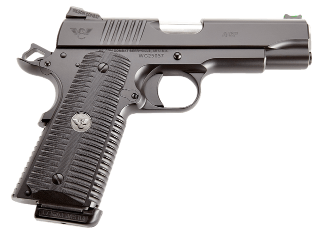 Wilson Combat ACP Commander 9mm Luger 4.25 Inch 10 Rounds Stainless Slide G10 Grip