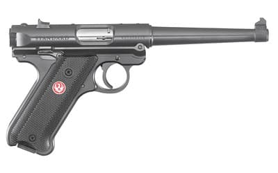 Ruger Mark IV 22 LR 6 inch 10+1 Satin Stainless Blued Slide Aluminum Frame Grip