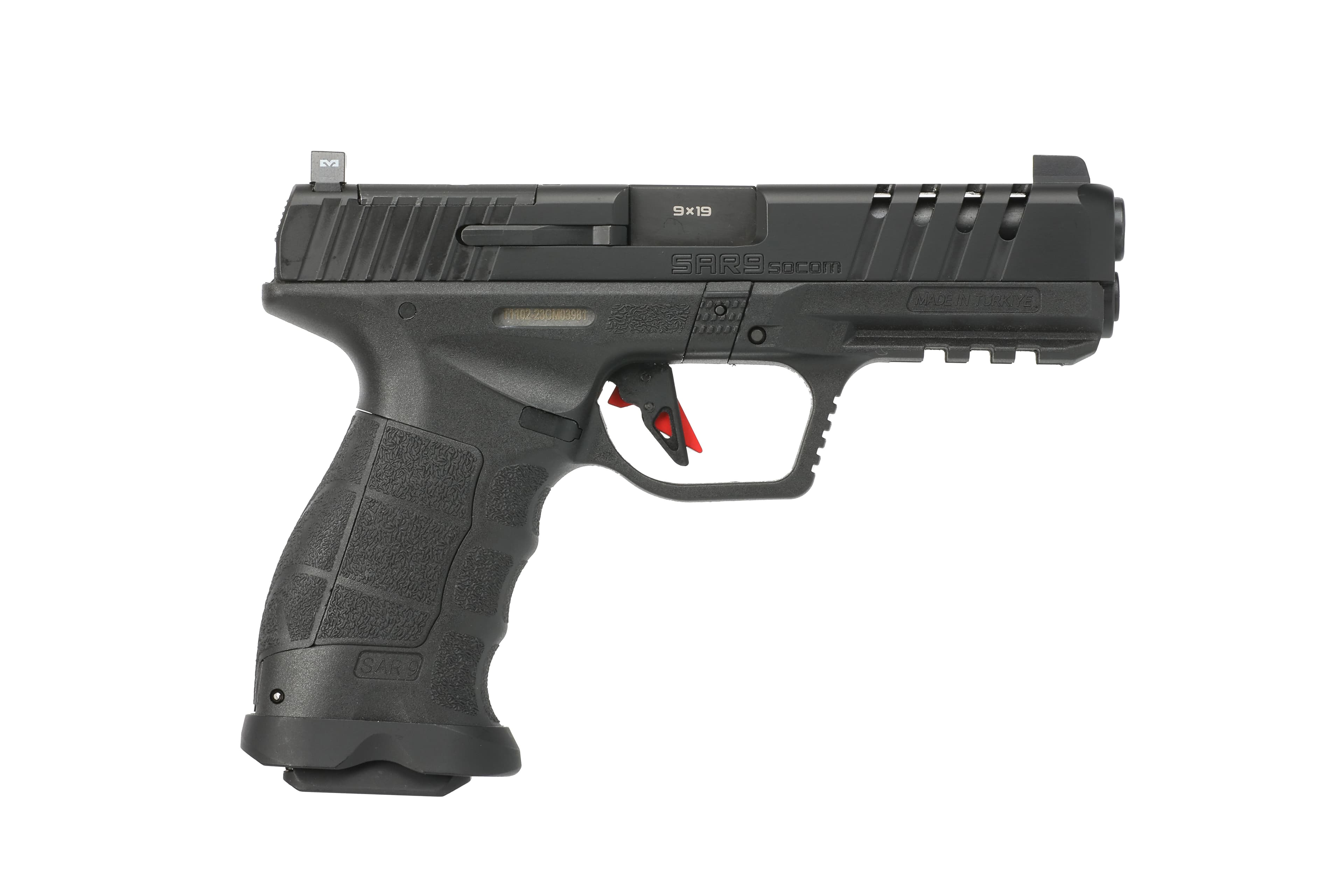 SAR USA SAR9SOCOMBL SAR9 SOCOM BL 9MM 17/21