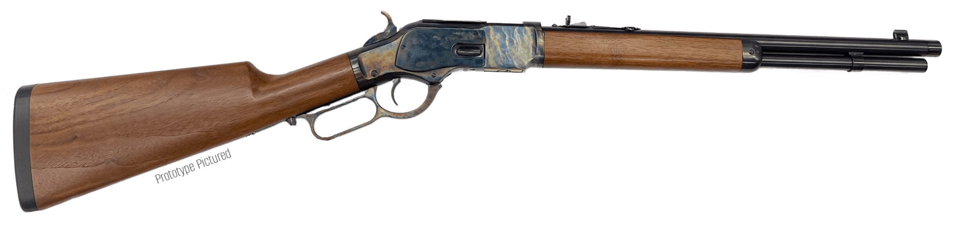 Taylors & Company 240002 1873 TC73 9mm Luger 10+1 18" Blued Threaded Barrel, Color Case Hardened Receiver, Walnut Fixed Stock,