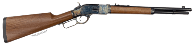 Taylors & Company 240002 1873 TC73 9mm Luger 10+1 18" Blued Threaded Barrel, Color Case Hardened Receiver, Walnut Fixed Stock,