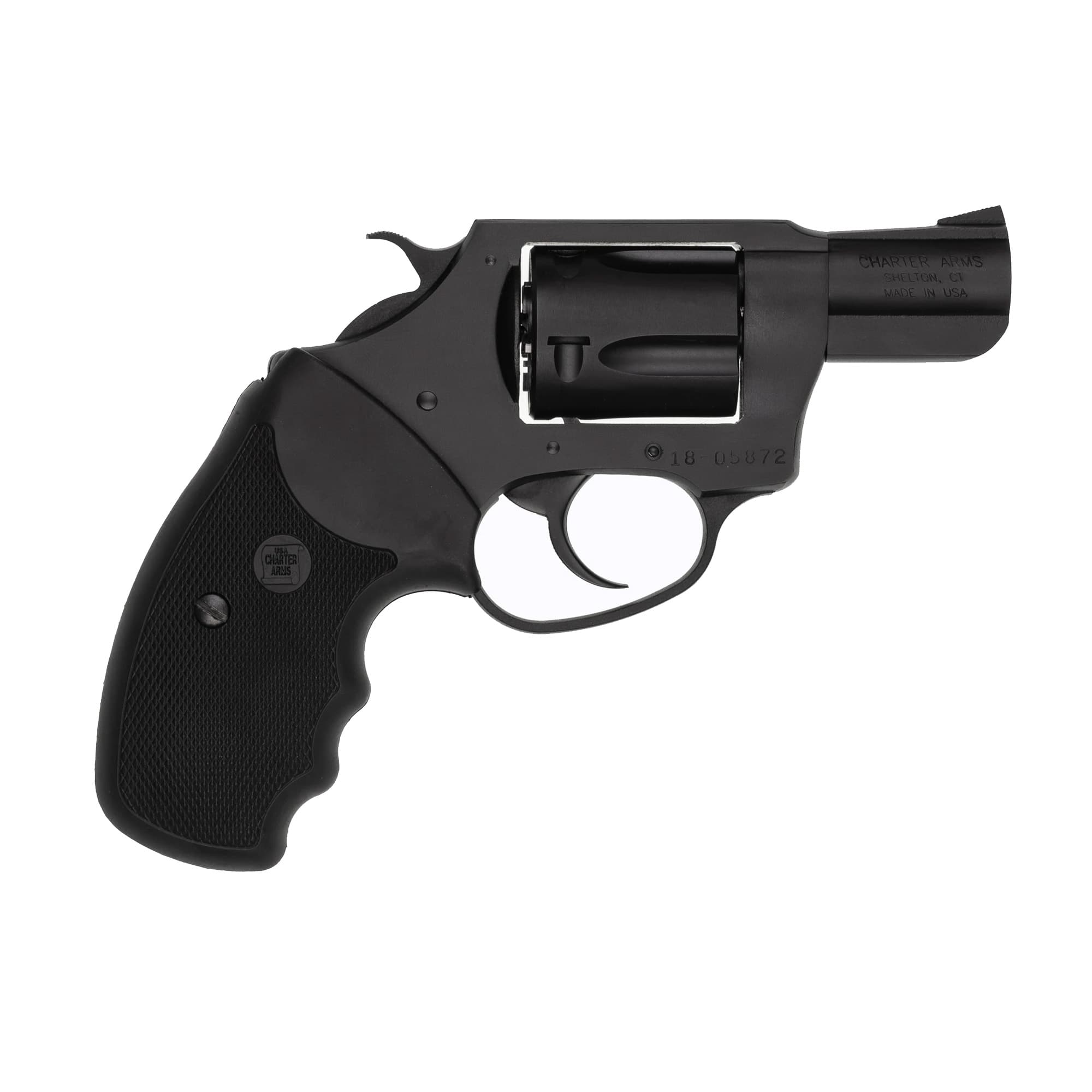 Charter Arms Undercover Revolver 38 Spl. Black Full Grip Single 2 in. 5 rd.
